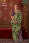 Takshshila By Kreshva P.C Silk With Ikkat Print Saree Online Wholesale